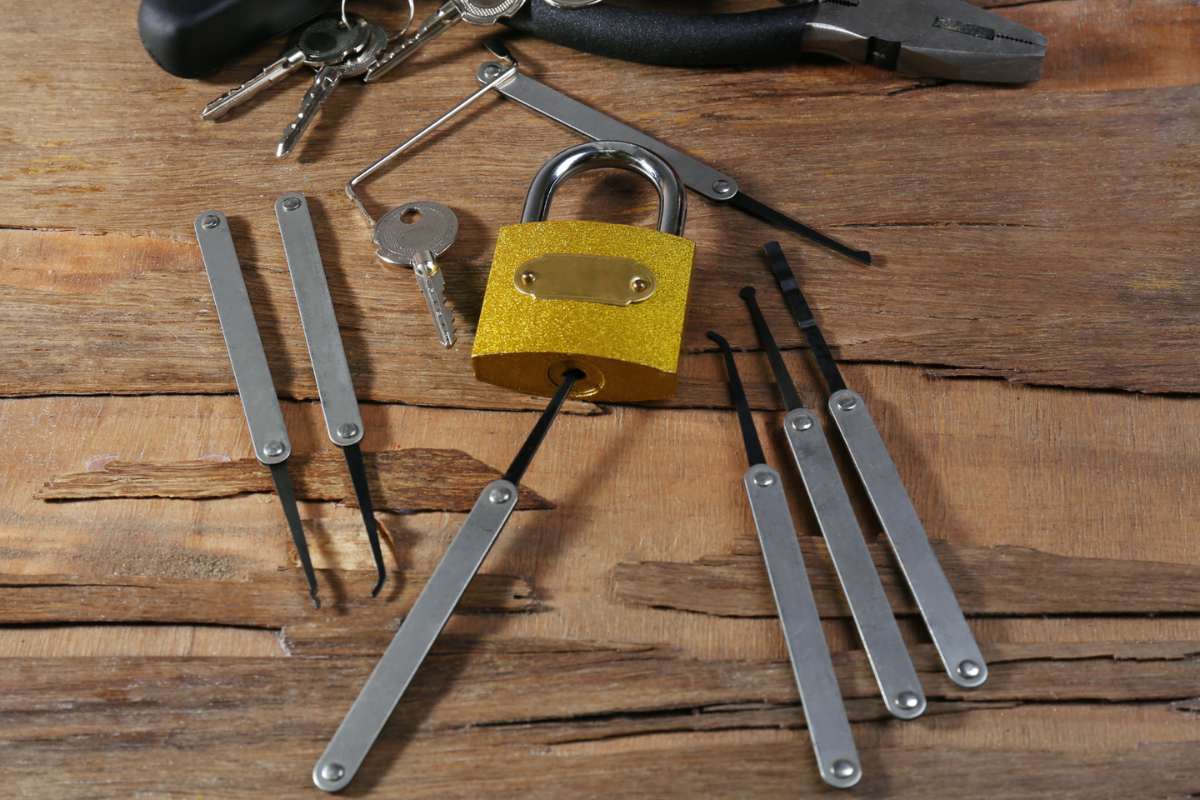 What is a lever tumbler lock?