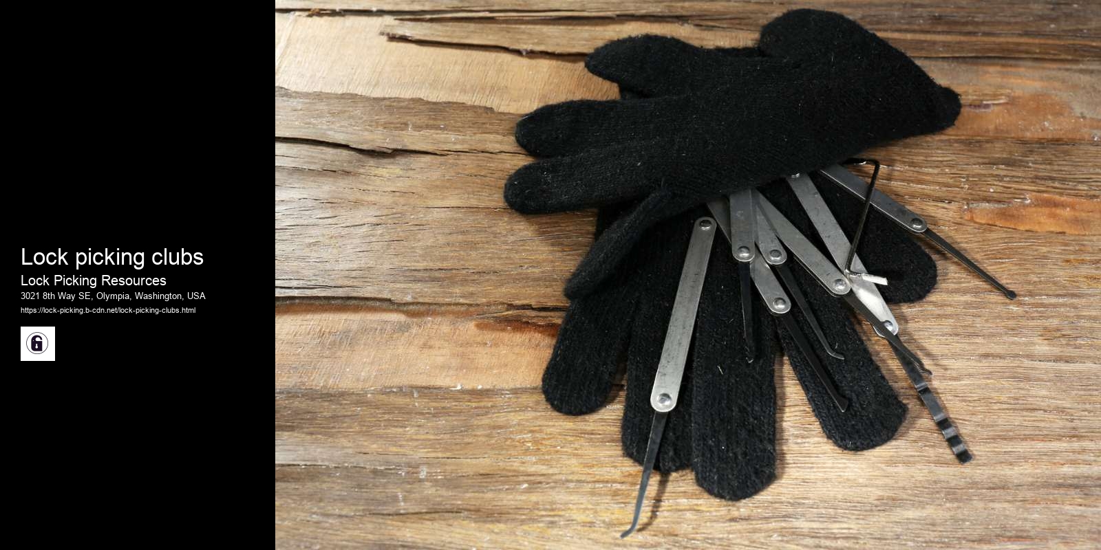 Lock picking clubs